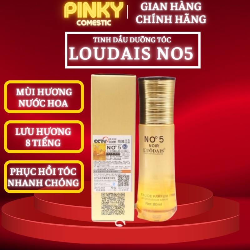 Tinh Dầu Dưỡng Tóc L'uôdais No5 phục hồi tóc hư tổn PLTPINKY Phụ Liệu Tóc Pinky