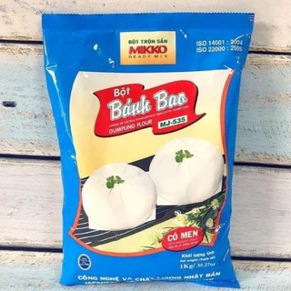 Gói 1kg Bột bánh bao trộn sẵn MIKKO / bột bánh bao Tuấn Phương 400g