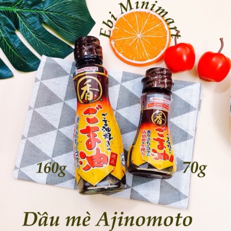 Dầu Mè Ajinomoto 70g, 160g Date 2021