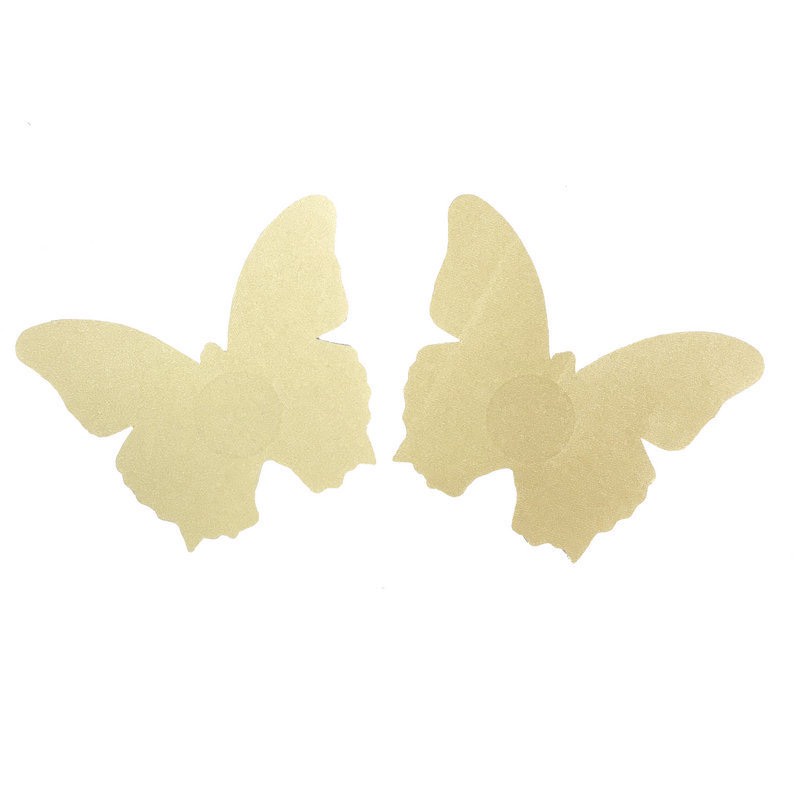 SẴN HÀNG  - 1 Cặp miếng dán ngực hình bướm vô hình dùng một lần sử dụng tiện lợi - KELLYWANG