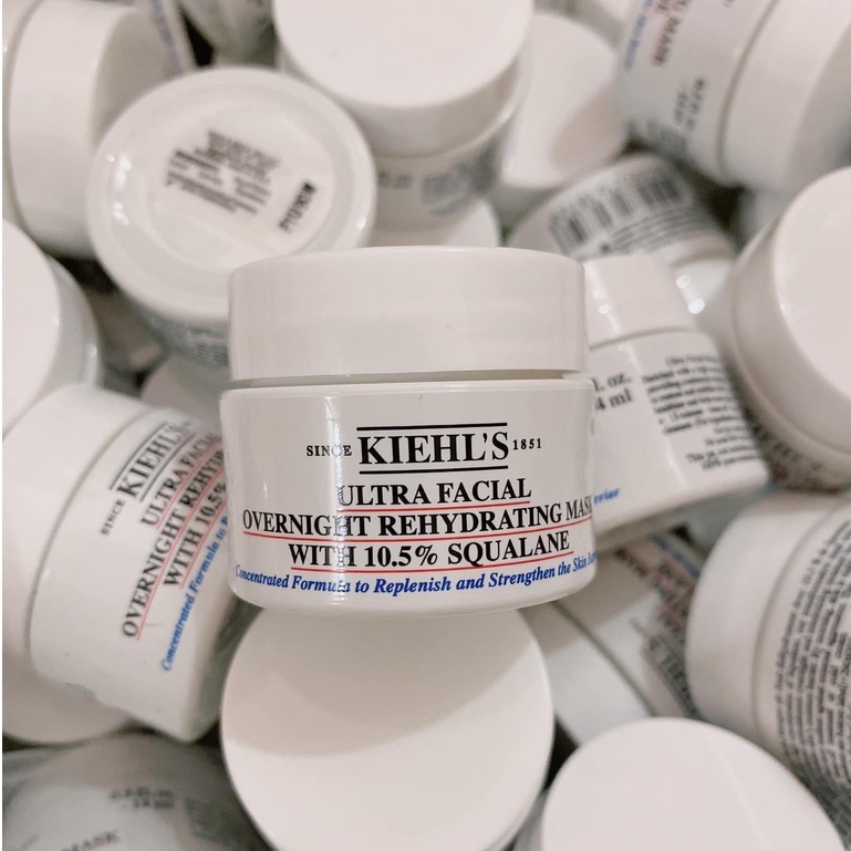 Mặt Nạ Ngủ Cấp Ẩm, Tăng Cường Khả Năng Ngậm Nước Kiehl's Ultra Facial Overnight Hydrating Mask with 10.5% Squalane