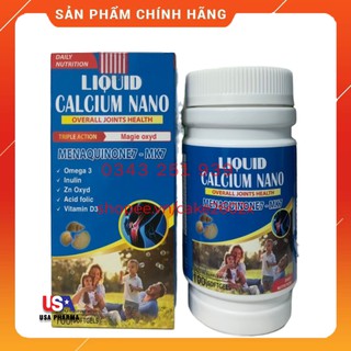 [Viên uống] Liquid Canxi Nano bổ sung canxi, phòng ngừa loãng xương, phát triển chiều cao, chống còi xương