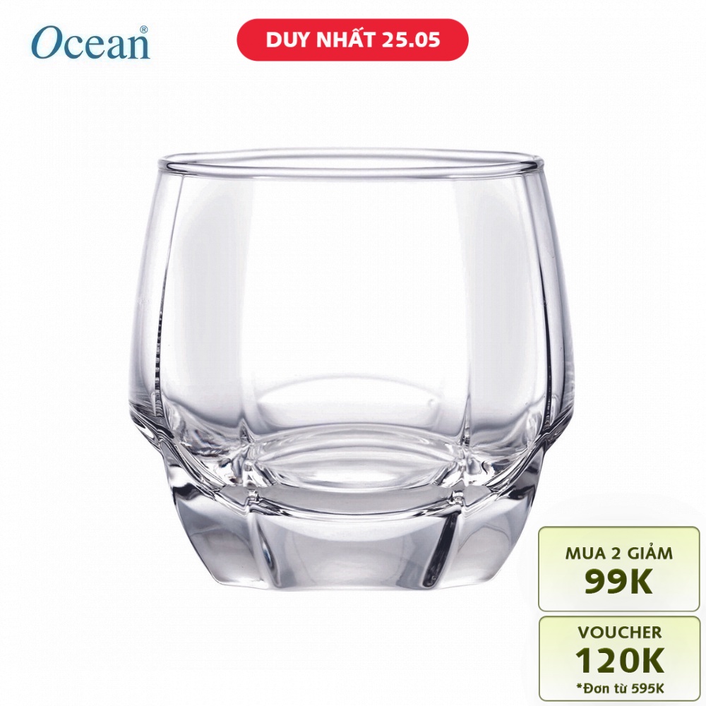 Bộ 6 Ly thủy tinh Ocean Charisma rock 340ml