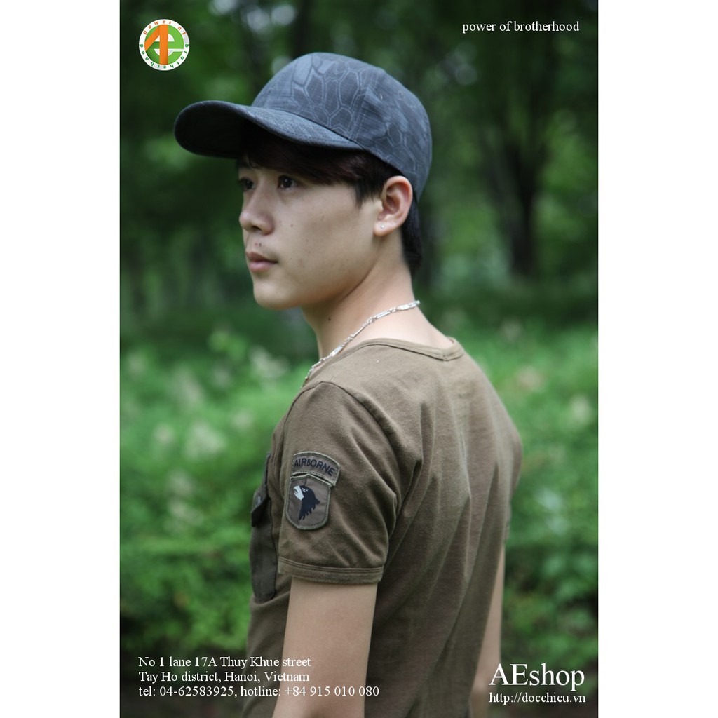 Mũ lưỡi trai rằn ri rắn đuôi chuông