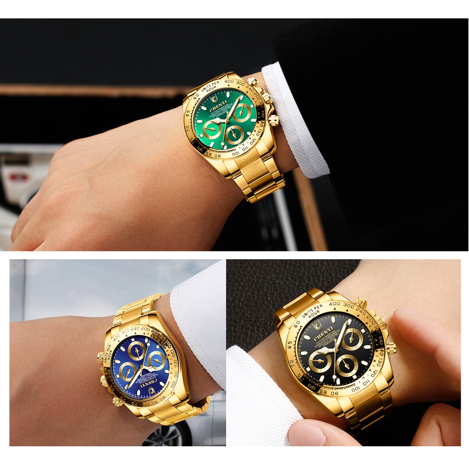 Đồng Hồ Đeo Tay Chexi Bằng Thép Không Gỉ Thời Trang 2022 Dành Cho Nam