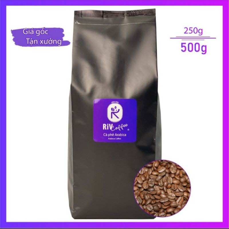 Cà phê nguyên chất Arabica chế biến khô giá sỉ - 500g