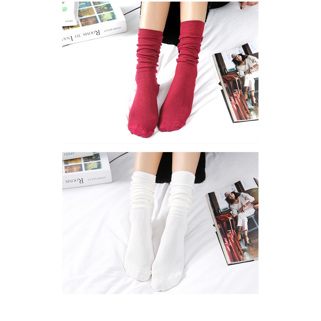 Tất Nữ Cotton Cổ Nhún Cotton Thời Trang Nhật Bản ( TN : 151 ).