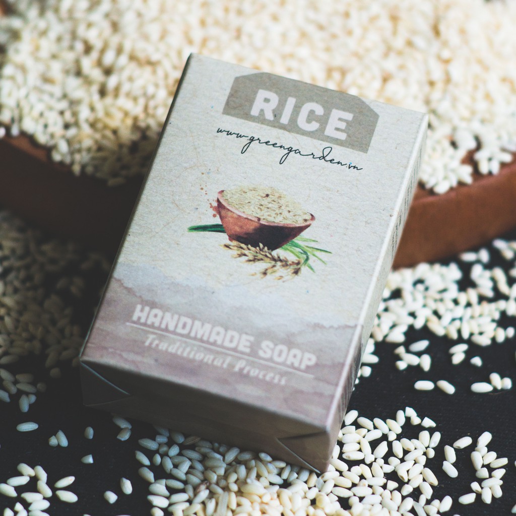 Xà phòng handmade Gạo  từ Green Garden