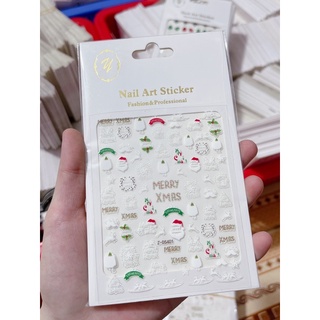 Sticker Noel dán móng Noen
