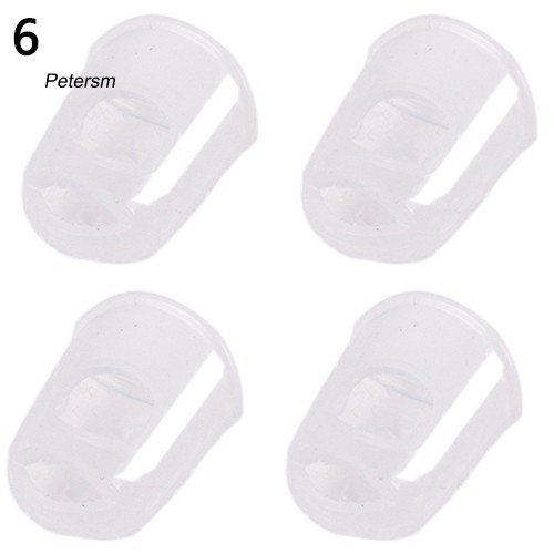 Bộ 4 Dụng Cụ Bảo Vệ Ngón Tay Trái Bằng Silicon Cho Đàn Ukulele Guitar Tiện Dụng