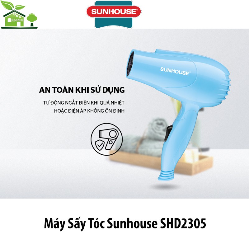 Máy Sấy Tóc Tiện Lợi Sunhouse SHD2305
