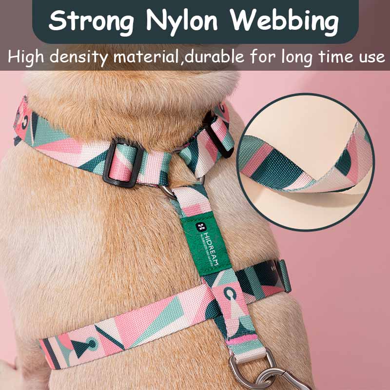 HamshMoc Bộ Yếm Và Dây Dắt Mềm Thoáng Khí Có Thể Điều Chỉnh Cho Thú Cưng