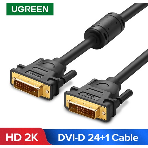 Cáp DVI to DVI 24+1 Cao Cấp Ugreen 11607 11608 11605 11609 DV101 Chính Hãng