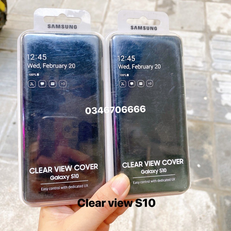 Bao da Clear View S8/S9/S9+/S10