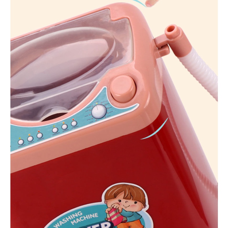 Đồ Chơi Máy Giặt Điện Mini Có Âm Thanh Vui Nhộn Cho Bé