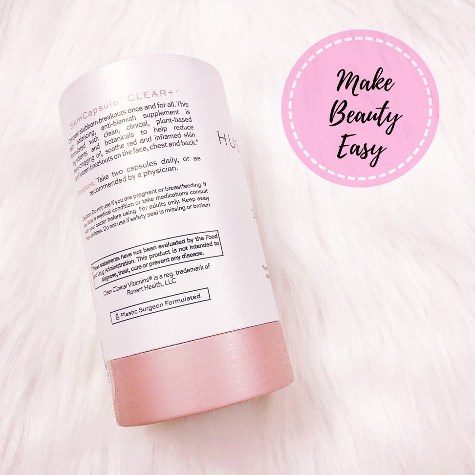 Viên Uống Giảm Mụn Image Skincare Hush & Hush SkinCapsule Clear+ 60 viên