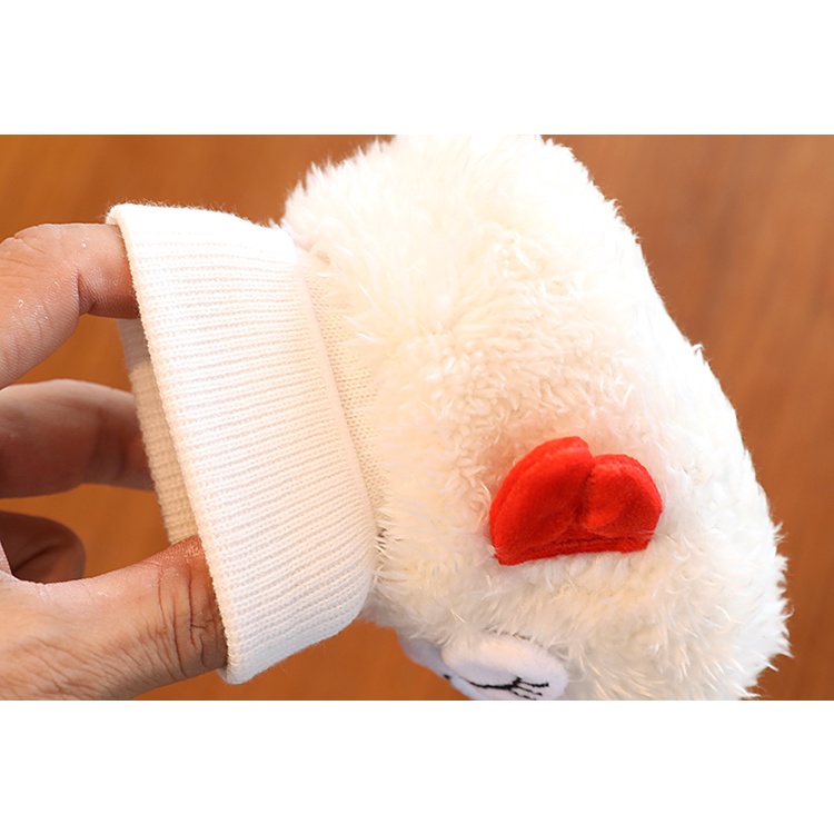 Giày Bốt Giữ Ấm Mùa Đông In Họa Tiết Thú Hoạt Hình Dễ Thương Thoải Mái Cho Bé Sơ Sinh 0-18 Tháng Tuổi