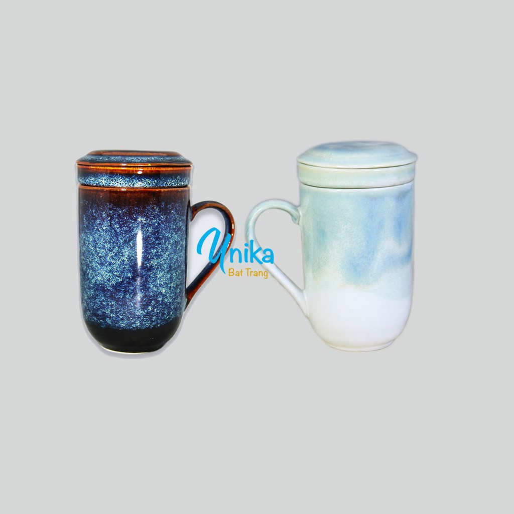 Cốc Lọc Trà - Ly Lọc Trà (2 Màu) Tuyệt Đẹp - Gốm Sứ Cao Cấp