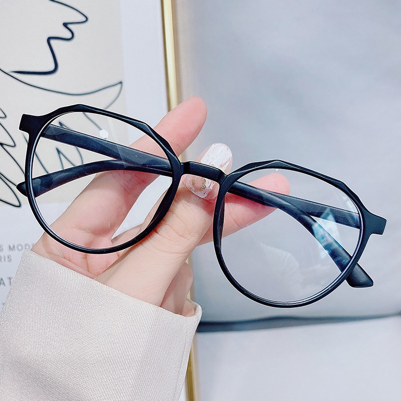 kính cận có độ -0.5~6.0 Kính cận có độ gọng nhựa trong suốt phong cách Hàn Quốc thời trang cho nam nữ /mắt kính cận/kính gọng đen/kính thời trang nữ