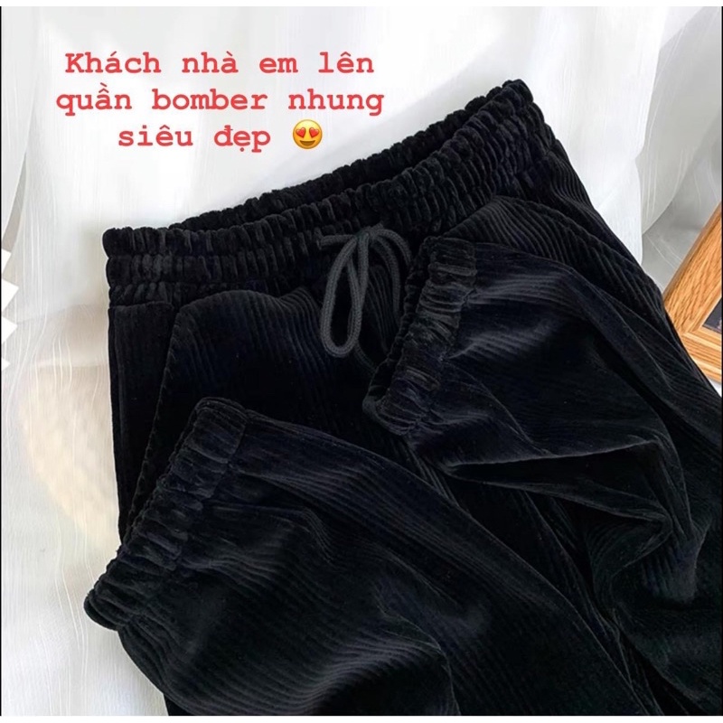 Vải nhung tăm lớn - nhung tăm lóng to 5li ly ngang khổ chất mêm mịn có độ co giãn lên quần váy áo khổ 1.5m