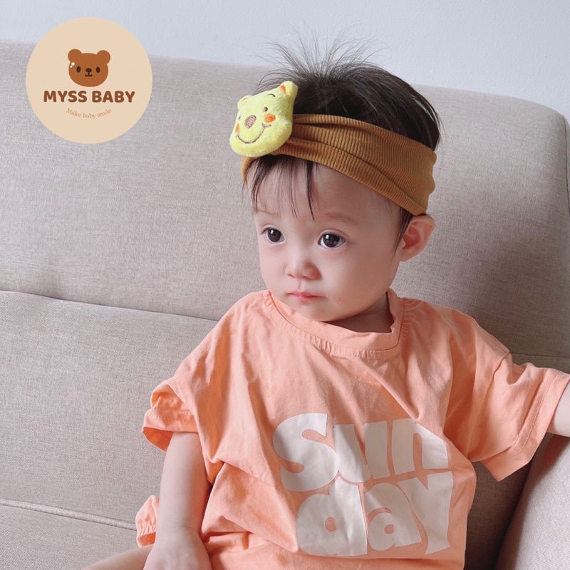 Turban Gấu Bông MYSS BABY turban bé trai bé gái