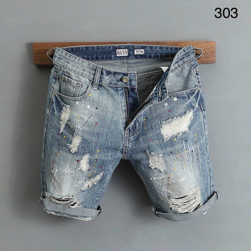 Quần short jean nam mẫu mới đẹp giá rẻ quần lửng chất bò co giãn cao cấp thời trang PRETTYGIRL PTGALL2
