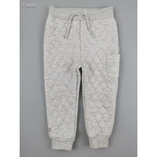 Bộ chần bông xám cho bé trai sz 3m-3y