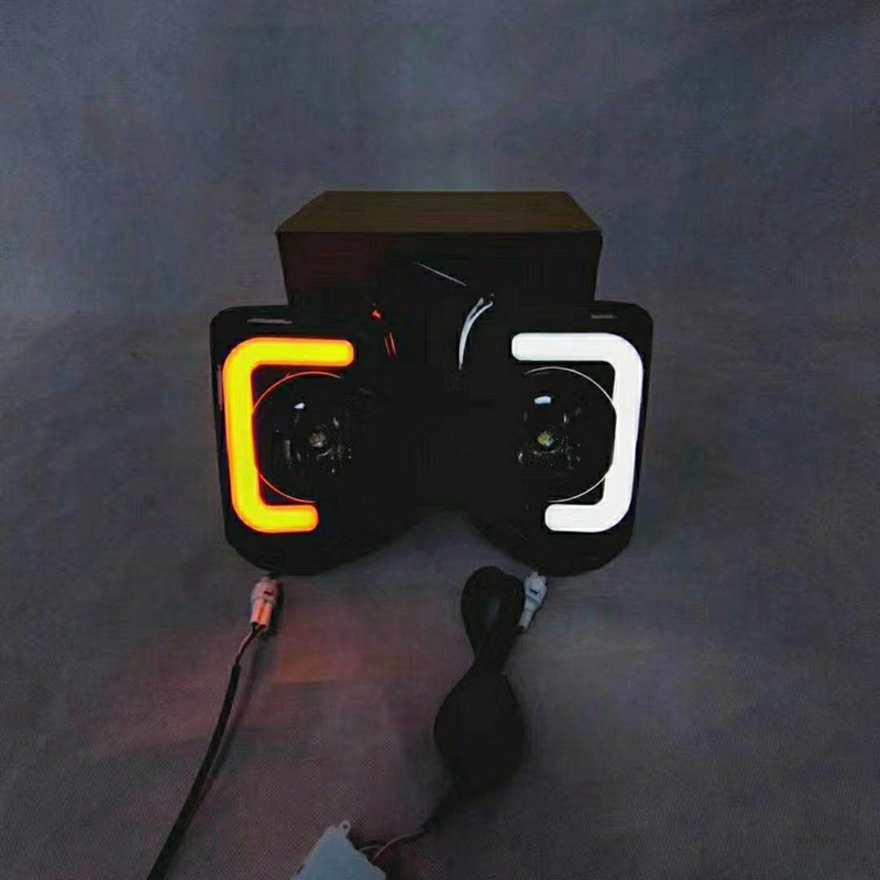 Bộ 2 Đèn LED Sương Mù Chạy Ban Ngày 12V ABS DRL Cho Toyota Hiace 2014 2015 2016 2017 2018