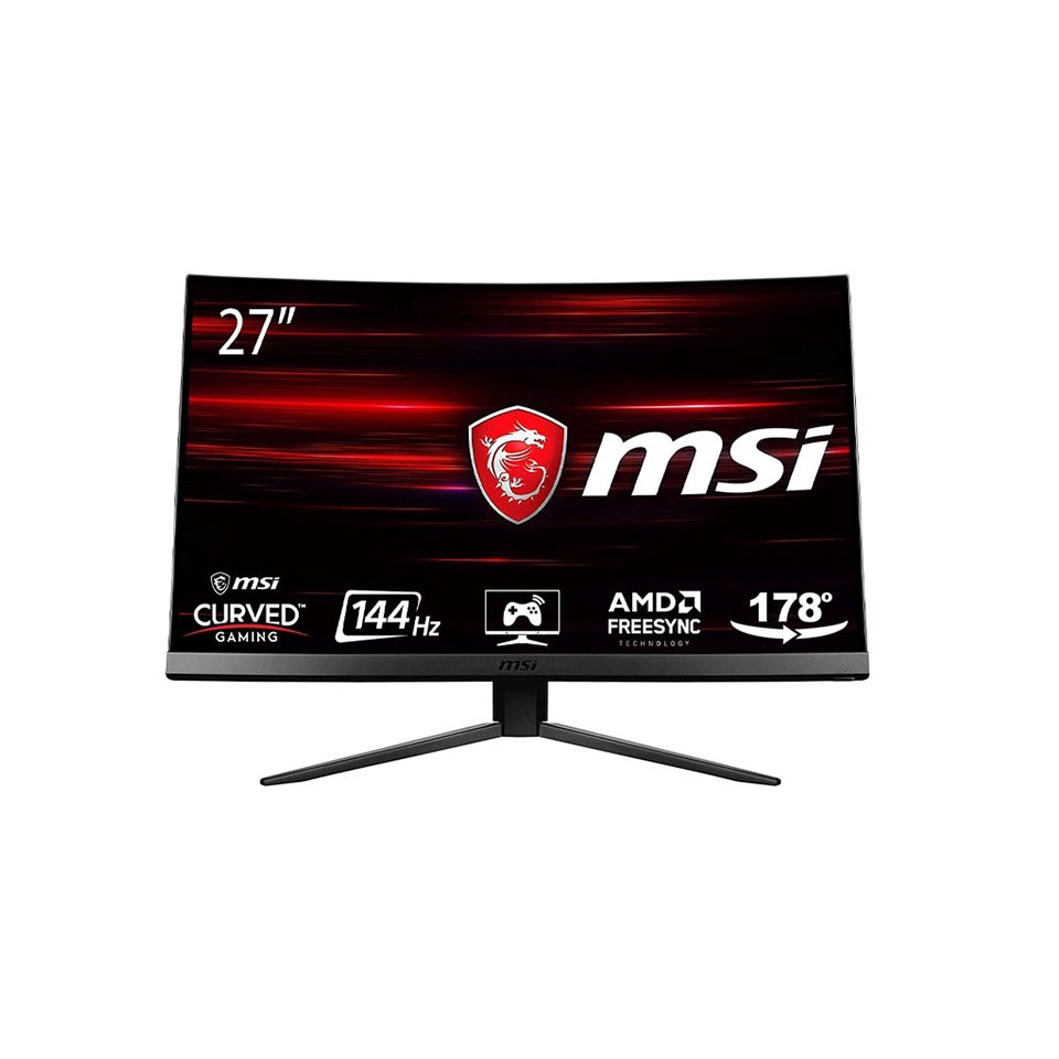 Màn hình máy tính cong gaming MSI Optix G27C5 27 inch 1920x1080 FHD VA 165Hz 1ms DP 1.2 HDMI-Hàng chính hãng