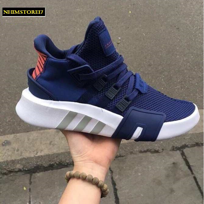 (FULL BOX) Giày Thể Thao Sneaker ADIDAS EQT 2018 Blue Navy Xanh Tím Than Navy