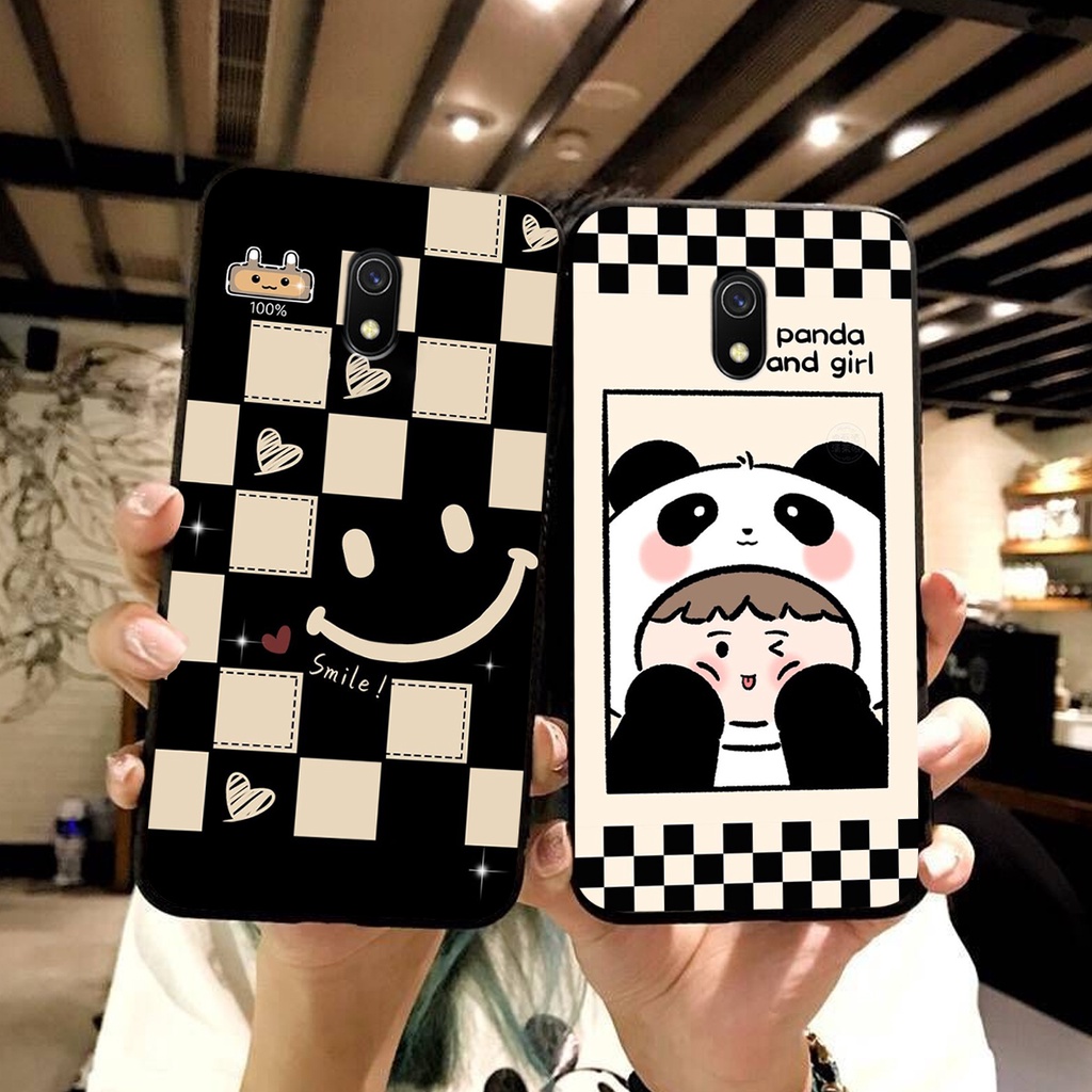 Ốp lưng Xiaomi REDMI 8A in hình cao cấp mẫu kẻ caro,mikenbe@r siêu hot