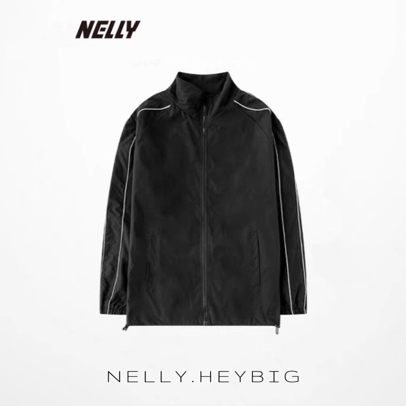 Áo khoác gió 331044 Nelly Heybig form rộng dành cho nam và nữ 69 K1643
