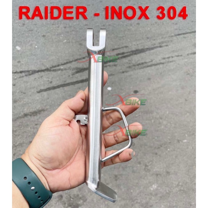 CHÂN CHỐNG NGHIÊNG INOX 304 cho RAIDER, SATRIA
