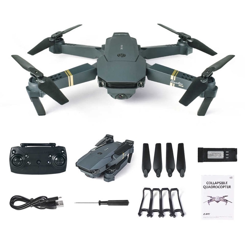 Flycam E58 mini chính hãng✔tặng kèm bộ cánh✔kết nối wifi - xem hình ảnh qua điện thoại, Máy bay 4 cánh giá rẻ