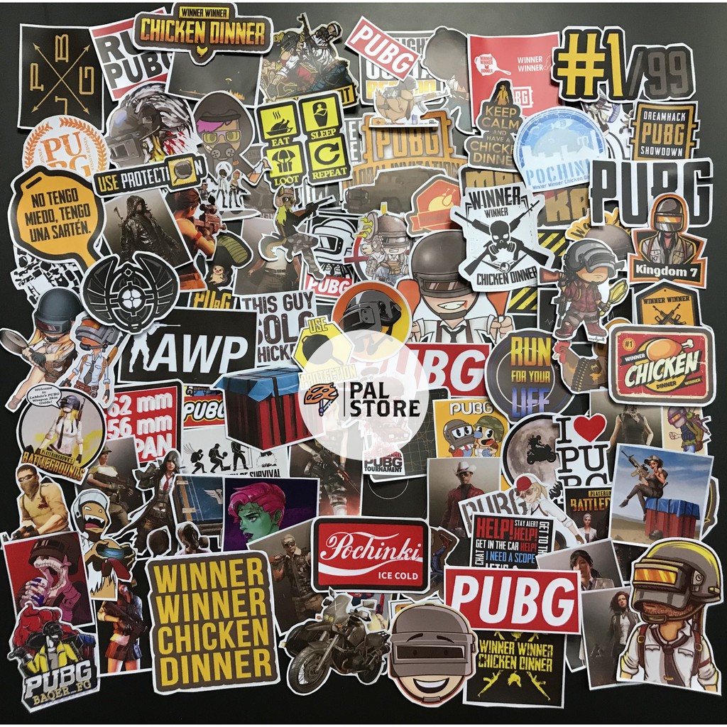Sticker dán nón bất kì