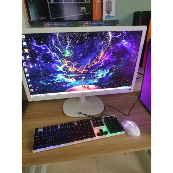 Thùng CPU và màn hình 27inch chiến game liên minh fifa 4 | BigBuy360 - bigbuy360.vn