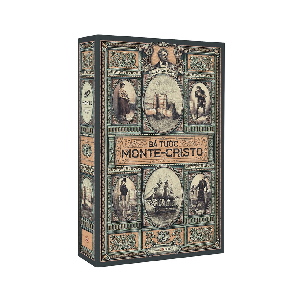 Sách Đông A - Bá Tước Monte-Cristo (Trọn Bộ 3 Tập)