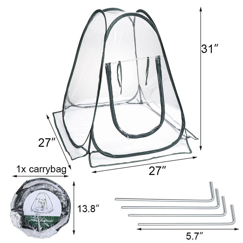 Espo Chậu Trồng Cây Trong Suốt Chống Thấm Nước Cho Nhà Kính Ngoài Trời