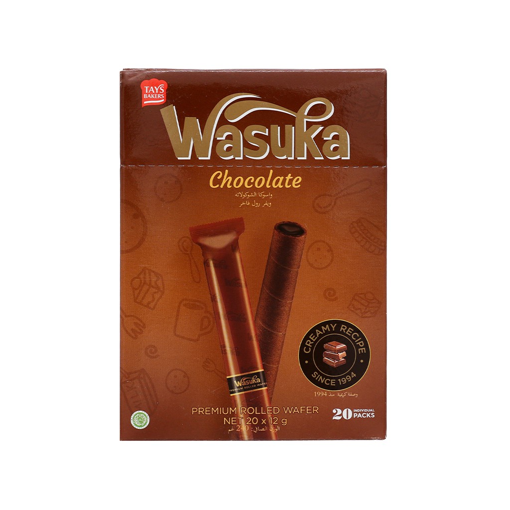 Bánh quế Wasuka 5 vị hộp 240gr