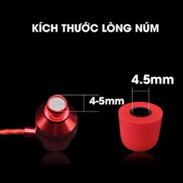 [VIDEO PHÂN BIỆT FAKE] Bộ núm bọt biển tai nghe in ear chính hãng KZ size M