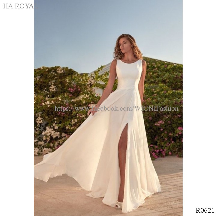 Rập giấy thiết kế mẫu váy cưới vanilla hiện đại