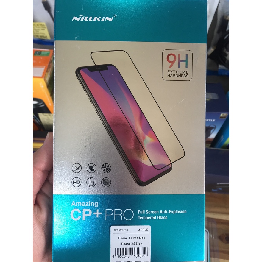 kính cường lực iphone 11 pro max Nillkin CP+Pro dán full màn hình