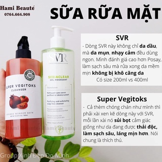 Sữa Rửa Mặt SVR Sebiaclear Gel Moussant