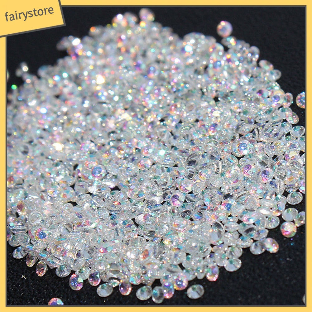 [Hàng mới về] Hộp đá pha lê mini 1.1-1.3mm lấp lánh trang trí móng tay chuyên dụng
