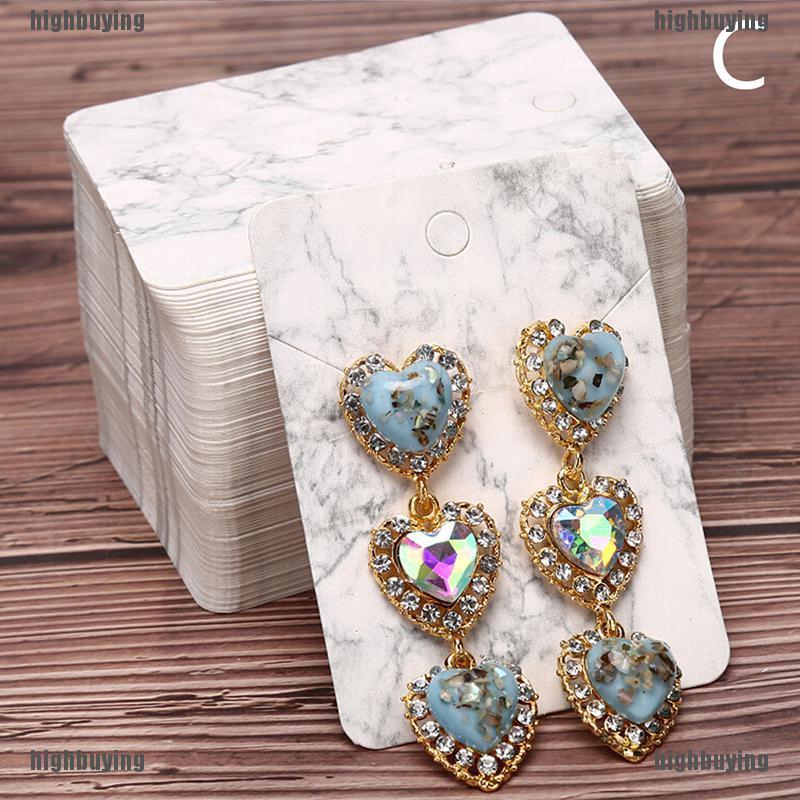 Set 100 Tấm Thẻ Trưng Bày Trang Sức Tiện Lợi