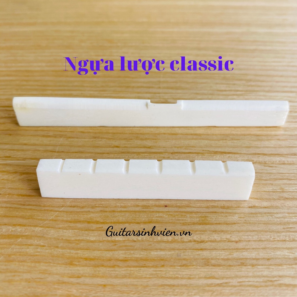 NGỰA LƯỢC XƯƠNG BÒ CAO CẤP CHO ĐÀN GUITAR ACOUSTIC VÀ CLASSIC