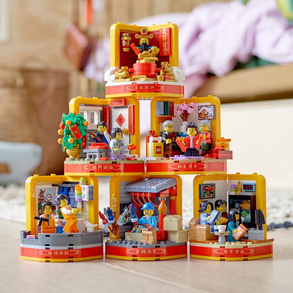 LEGO 80108 - Tết Nguyên Đán Năm con hổ 202 LEGO Lunar New Year Traditions