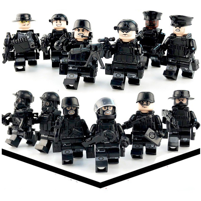 Bộ 12 mô hình nhân vật Military Police