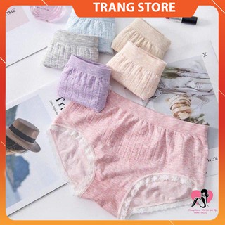 Hộp 5 quần lót muji muối tiêu kháng khuẩn chất liệu cotton siêu co dãn hàng loại 1