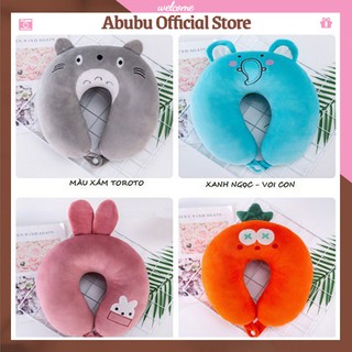 Gối kê cổ chữ U, Gối chữ U văn phòng, gối chống mỏi cổ, massa cổ thư giãn Abubu Official